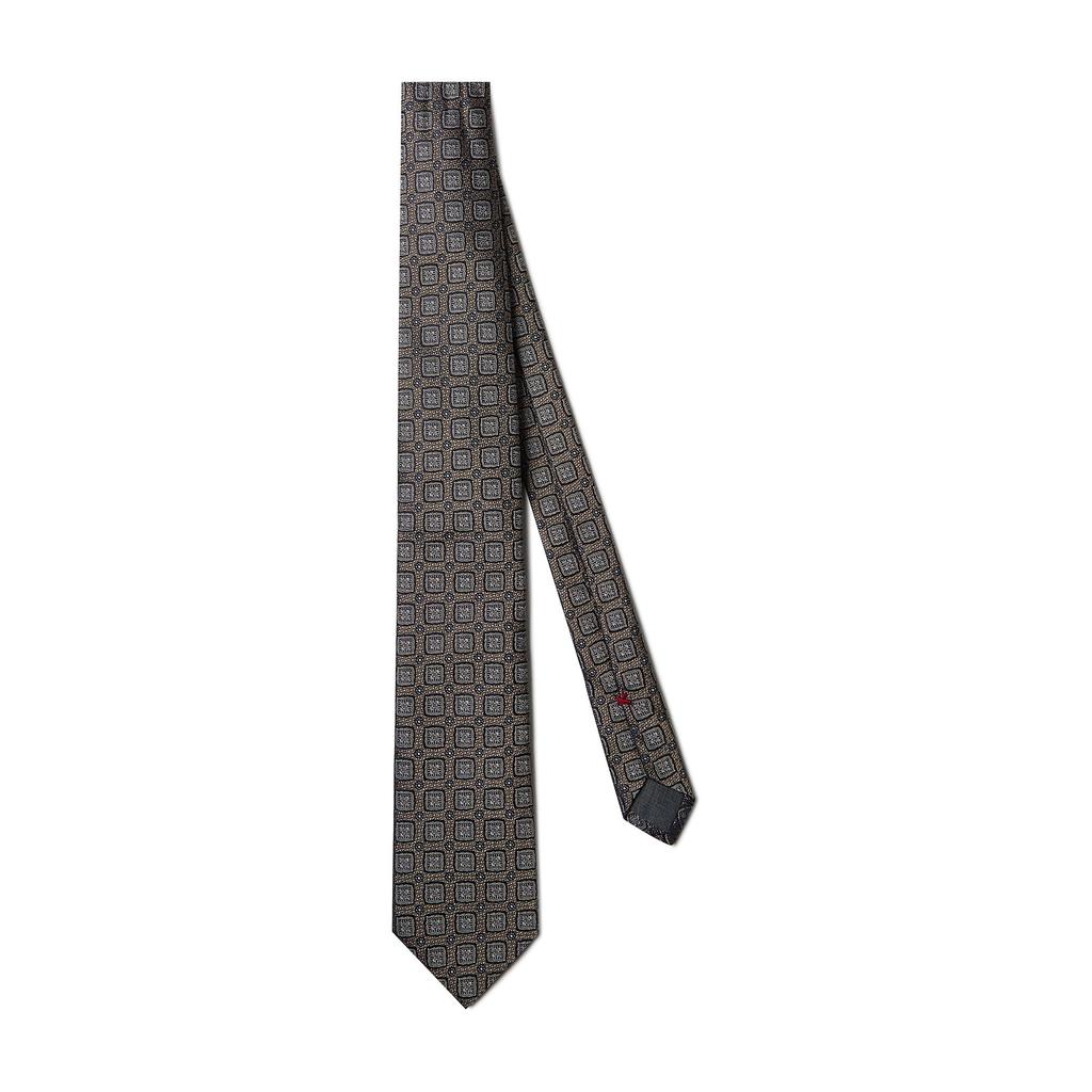 Brunello Cucinelli Silk tie with pattern
