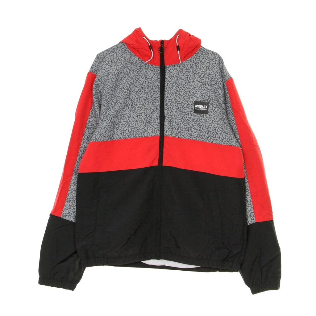 Iriedaily Prime Hood Jacket Men's Windbreaker Black/red 1
