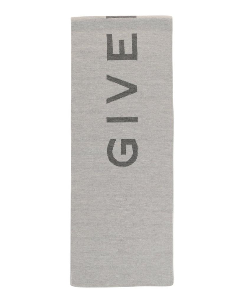 Givenchy Reversible Logo Wool Scarf