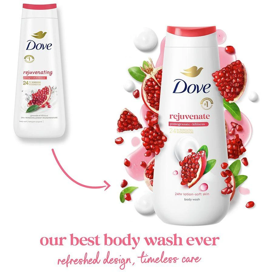 Dove Body Wash Rejuvenate Pomegranate & Hibiscus 5