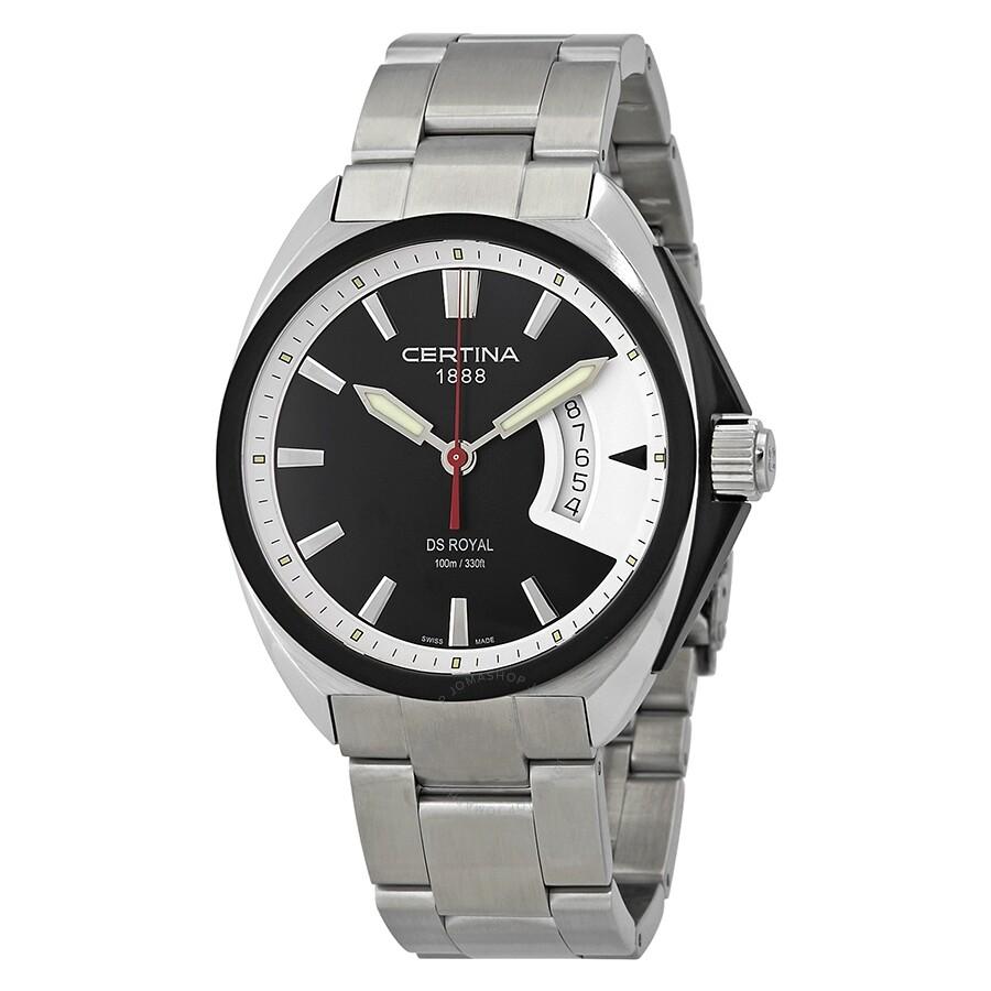 Certina DS Royal Quartz Black Dial Men's Watch C010.410.11.051.00