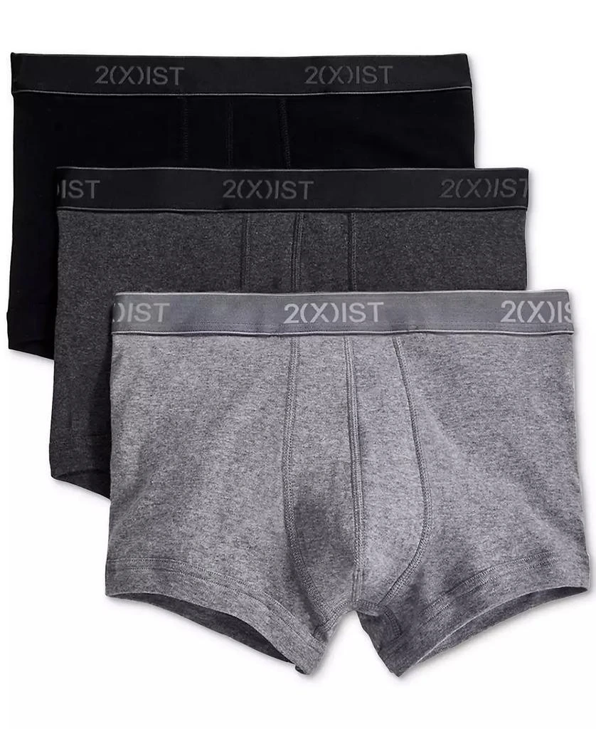 2(x)ist Men's Essential No-Show Trunks 3-Pack 1