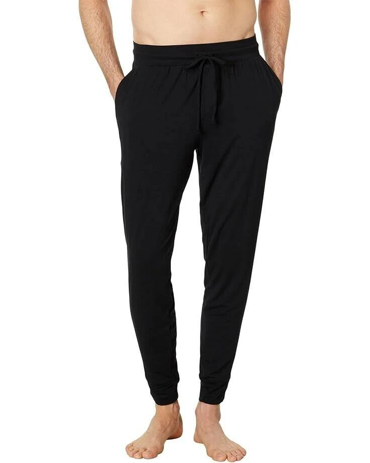 MeUndies Meundies Modal Joggers Mens Black Stretch Pockets Drawstring Waist JDM652 from Premium Outlets