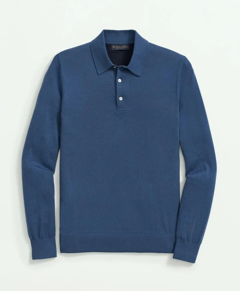 Brooks Brothers Luxe Polo Sweater In Cotton-Cashmere 2
