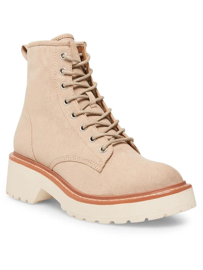 Madden Girl Carra Womens Rhinestone Lug Sole Ankle Boots 24