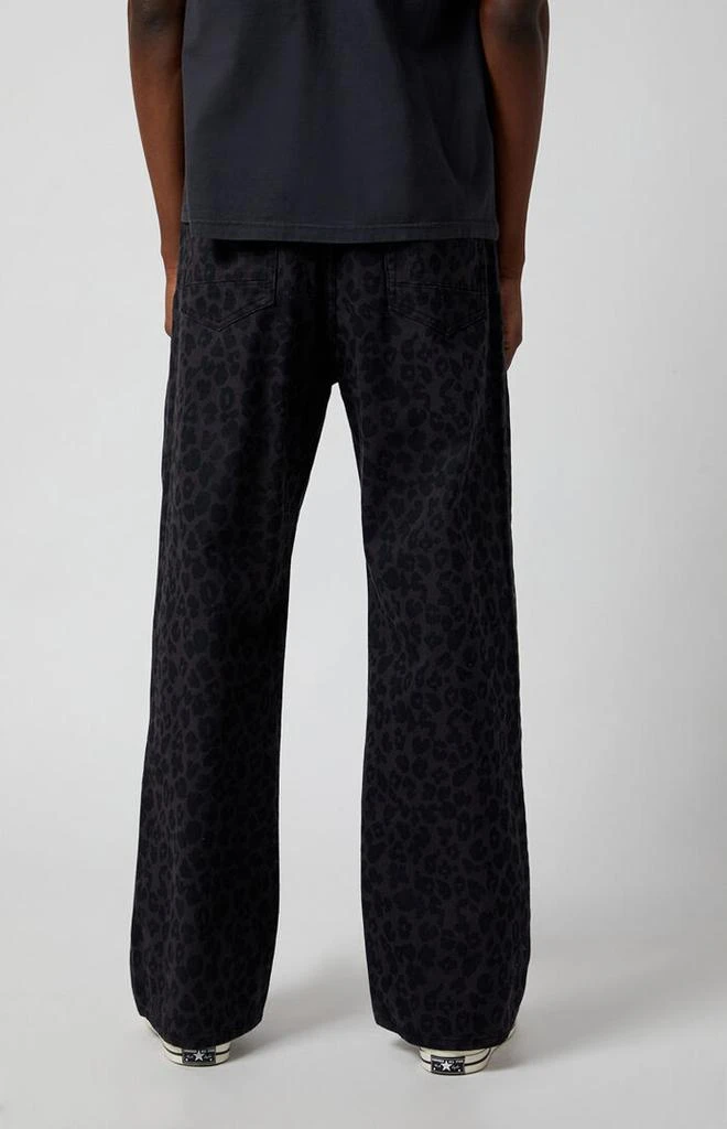 PacSun Blake Leopard Extreme Baggy Jeans 4