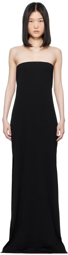 Ann Demeulemeester Black Aura X-Long Maxi Dress