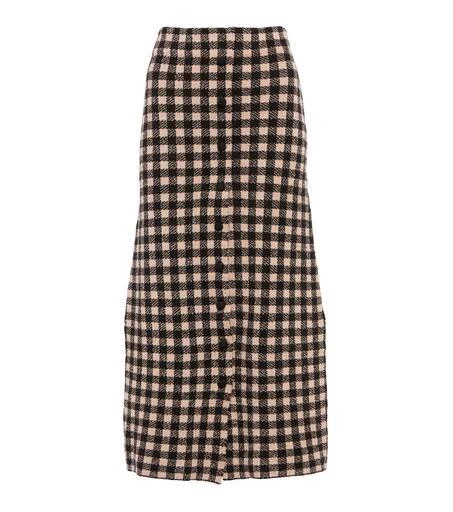 Altuzarra Jabal checked midi skirt 1