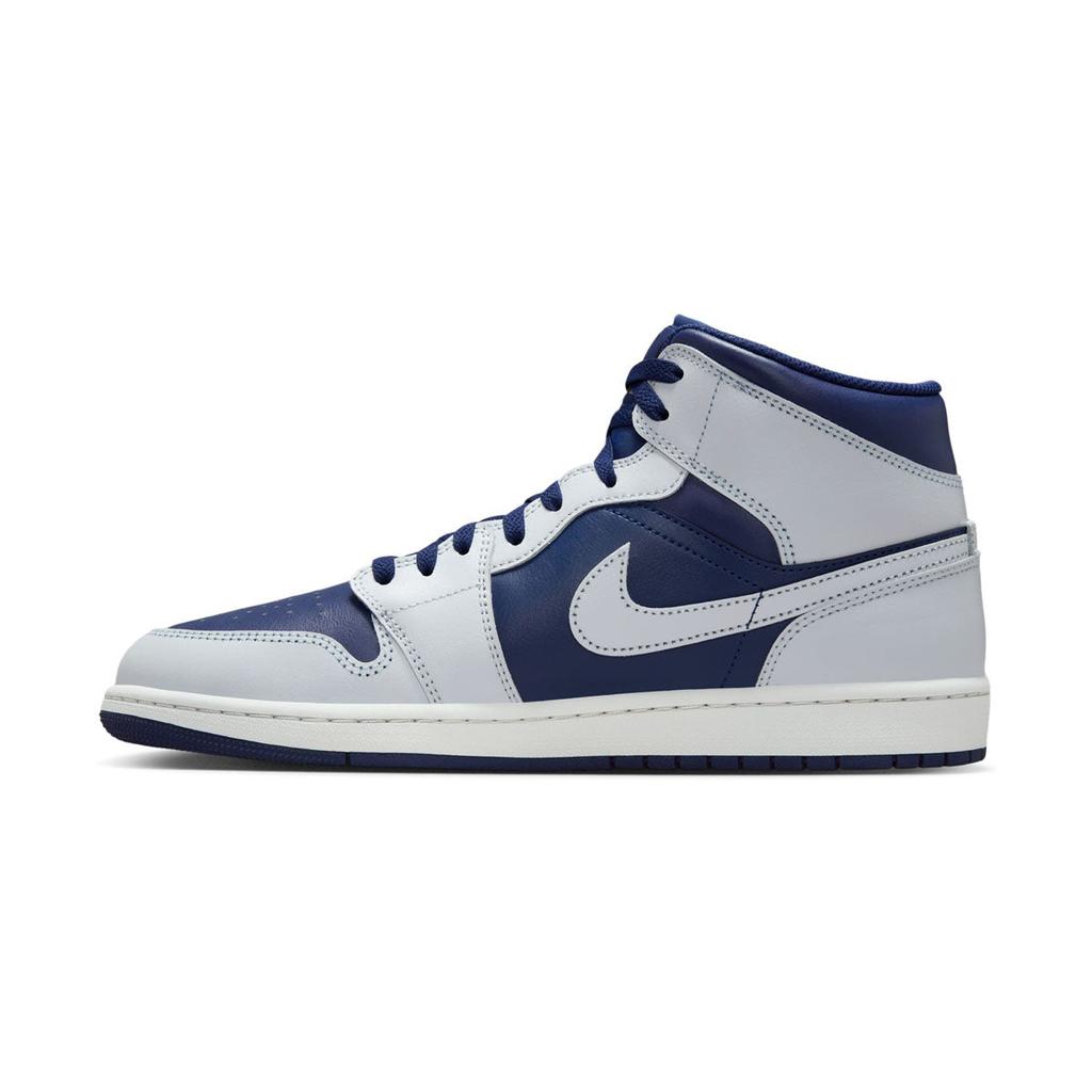 Jordan Mens Air  1 Mid_Blue Void/Pure Platinum-Summit White