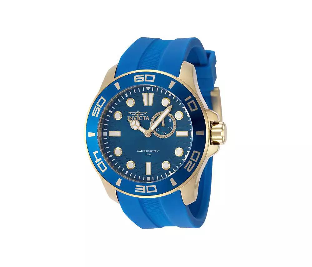 Invicta Men's 49270 Pro Diver Quartz VD72 Blue Dial Watch