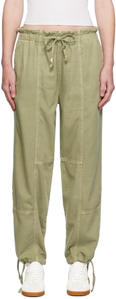 Rag & Bone Khaki Ultra Featherweight Jordan Trousers 1