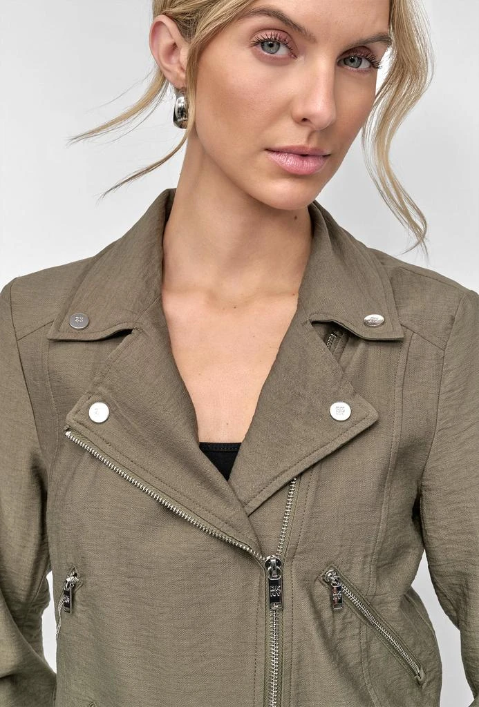 DKNY ZIPPER CRINKLE JACKET 4