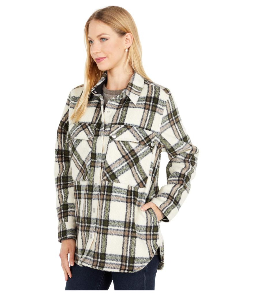 Blank NYC Oversized Flannel Shirt Jacket