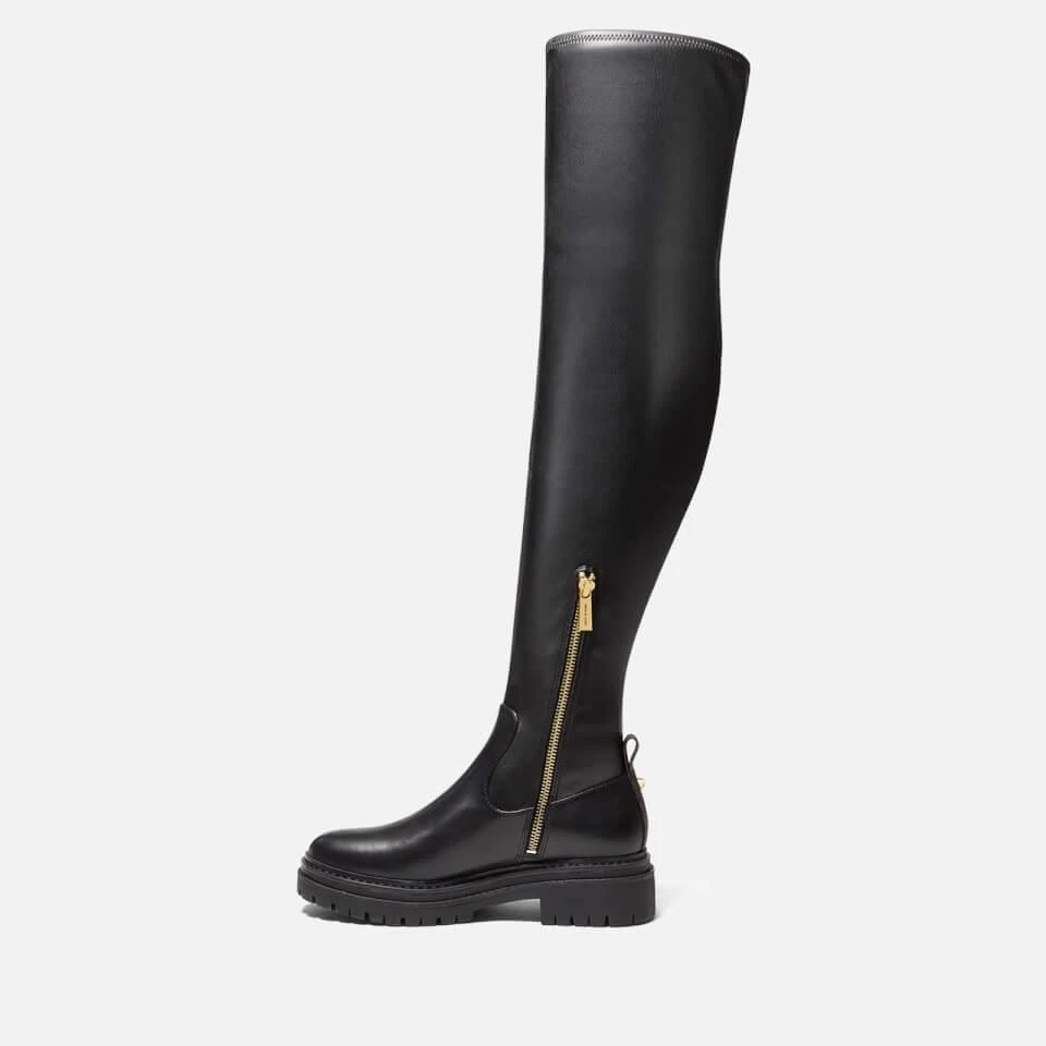 Michael Kors MICHAEL MICHAEL KORS WOMEN'S CYRUS LEATHER KNEE-HIGH BOOTS 3