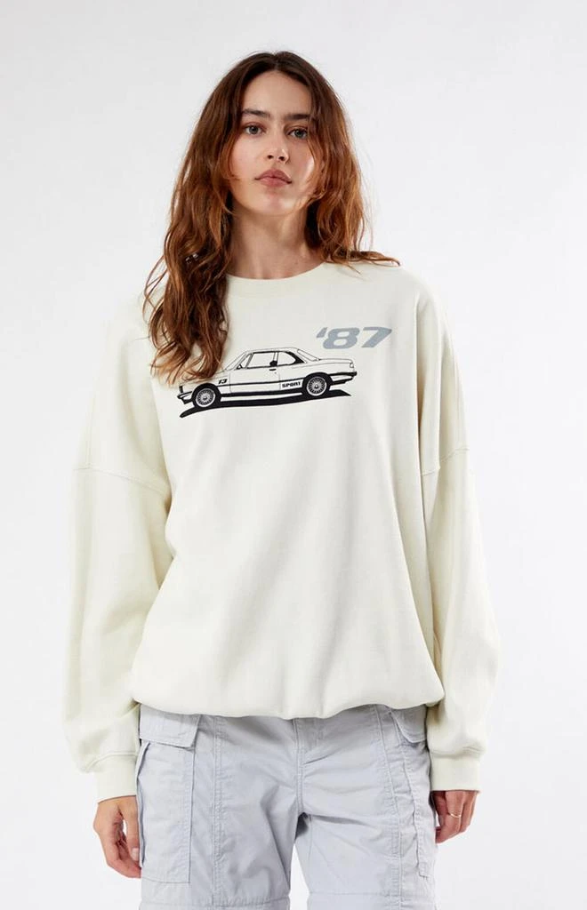 PacSun 87 Car Crew Neck Sweatshirt 1