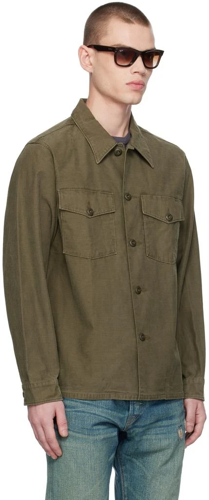 RRL Green Oversized Shirt 2