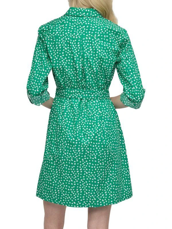 DKNY Long Sleeve Collared Mini Shirtdress 2