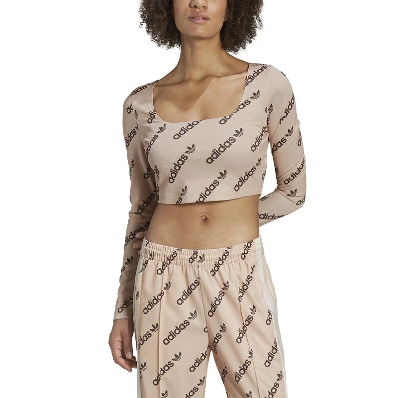 Adidas adidas Originals Long Sleeve Crop Top - Women's 1