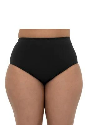 Fit 4 U 4 U Fit 4 Ur Tummy Solid Swim Brief 1