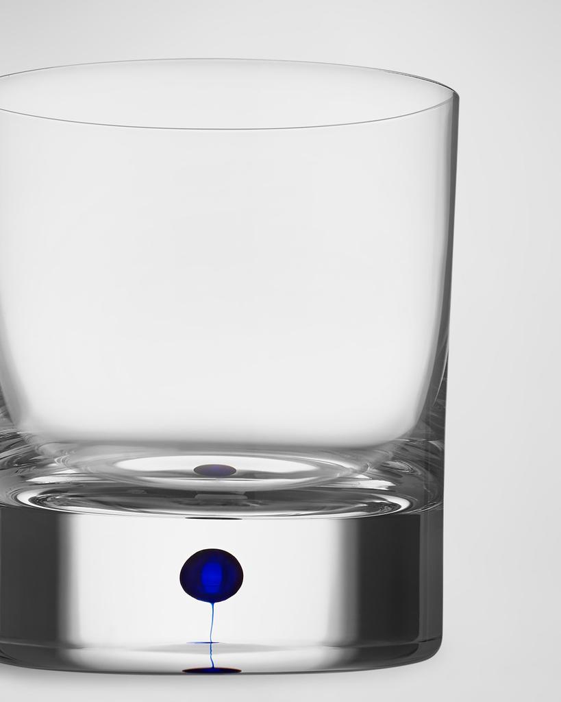 Orrefors Intermezzo Blue Double Old-Fashioned Glasses, Set of 2