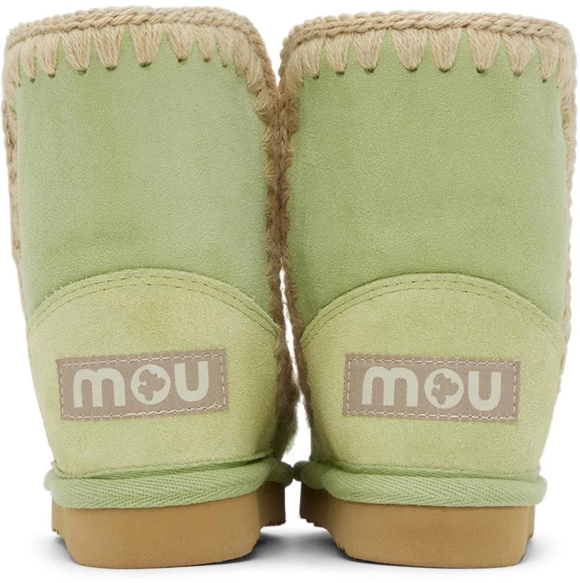 Mou SSENSE Exclusive Kids Green Boots 2