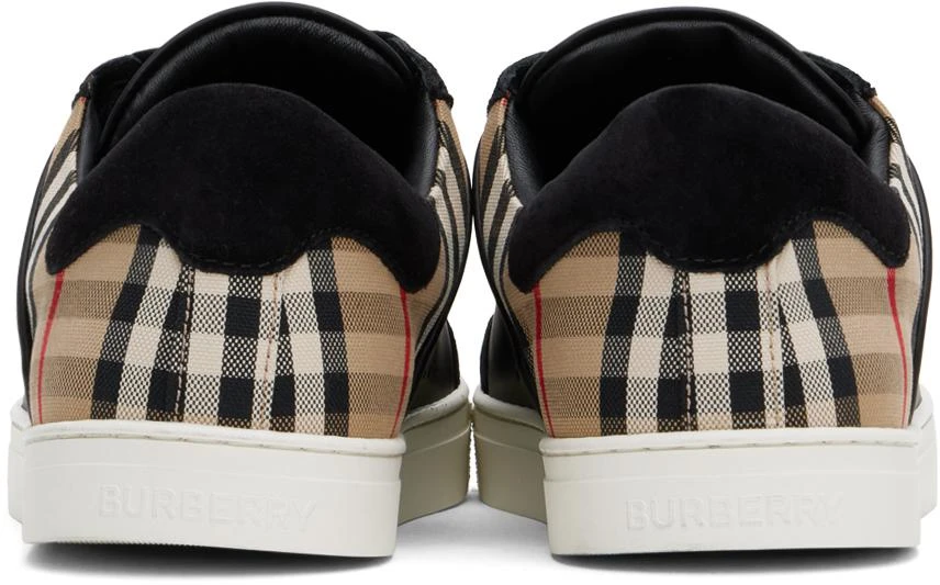 Burberry Black Check Sneakers 2