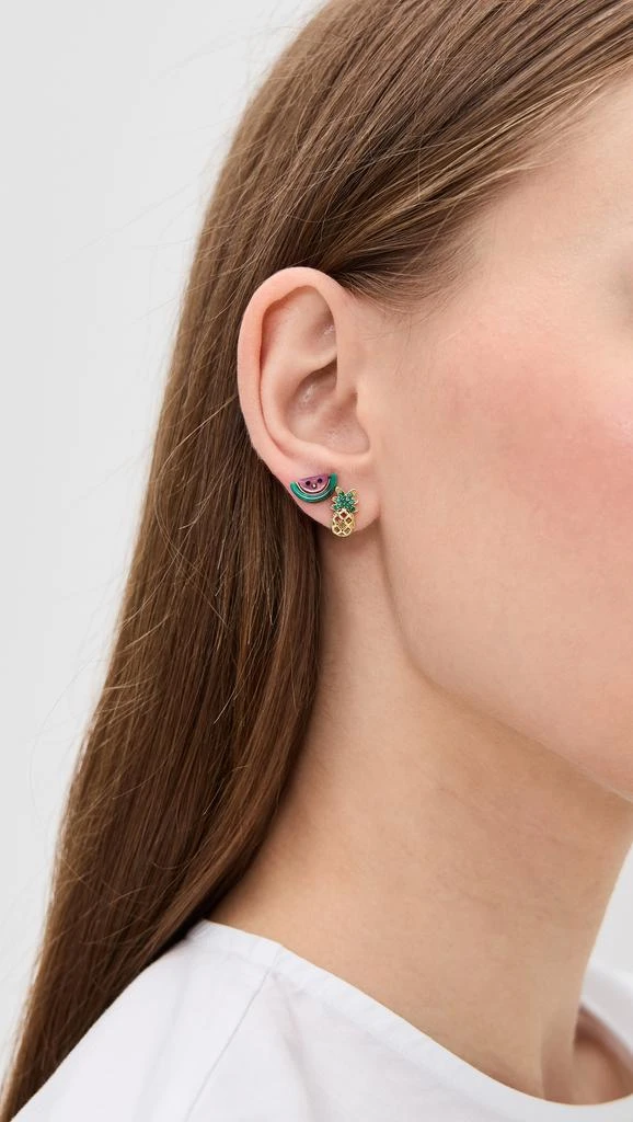 BAUBLEBAR Pineapple and Watermelon Earrings Set 2