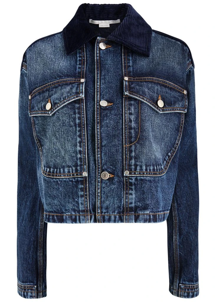 Stella McCartney Corduroy and denim jacket 1