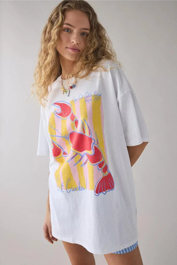 BDG BDG Lobster Graphic Cotton T-Shirt Dress 1