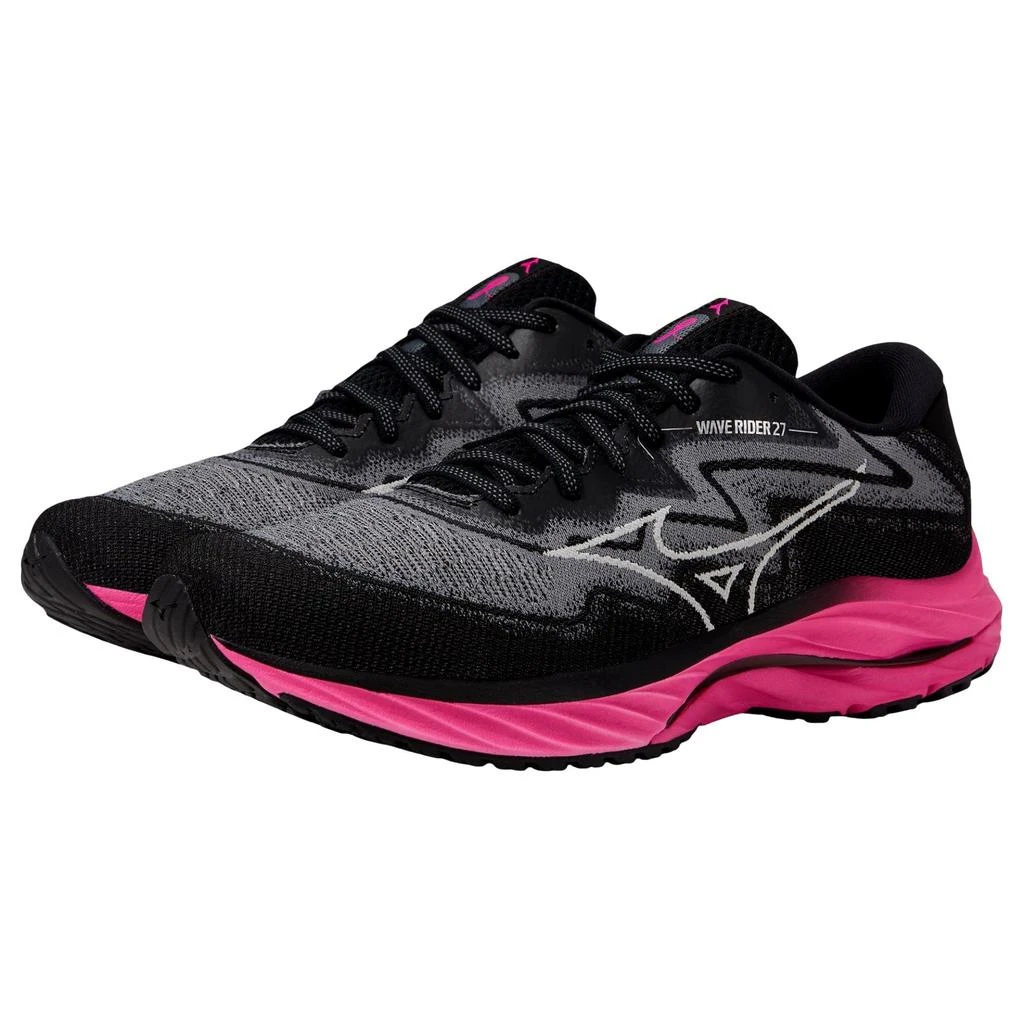 Mizuno Mizuno Wave Rider 27 SSW Black / Fuchsia  J1GC235401 Men's 2