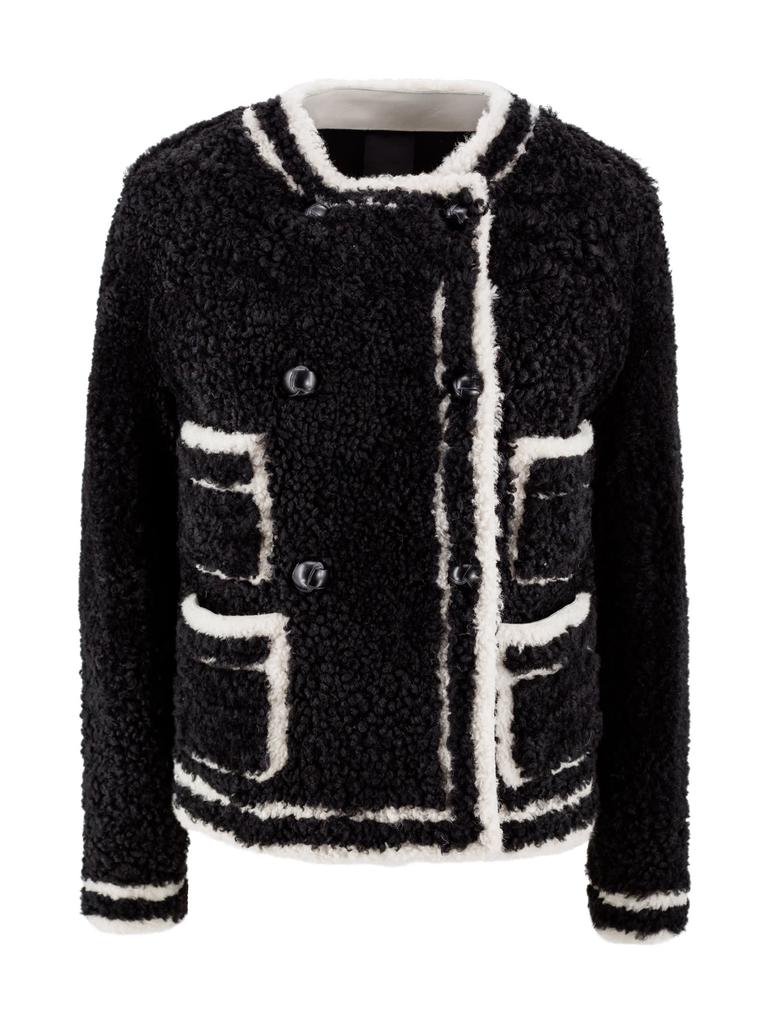 BLANCHA Single-breasted Shearling Jacket
