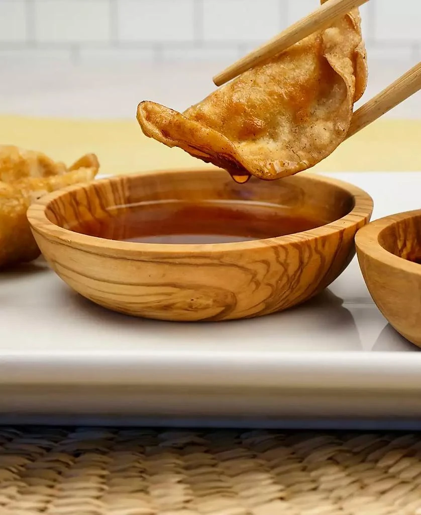RSVP International Olive Wood 1/3 Cup Dipping Bowl 7