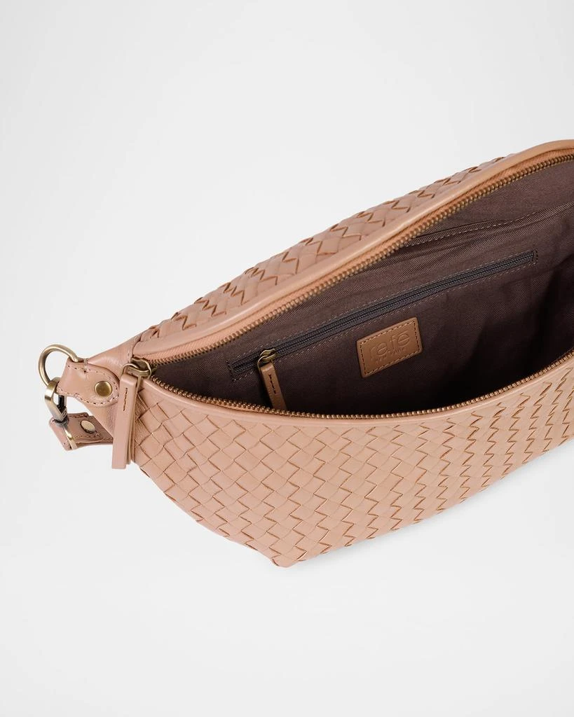 Rafe Alex Sling Woven Leather Shoulder Bag 5