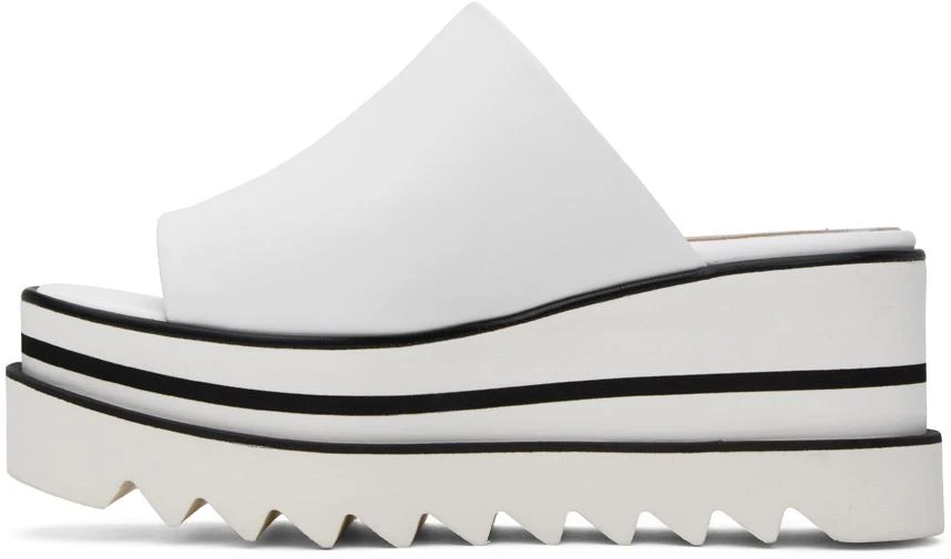 Stella McCartney White Sneak-Elyse Platform Mules 3