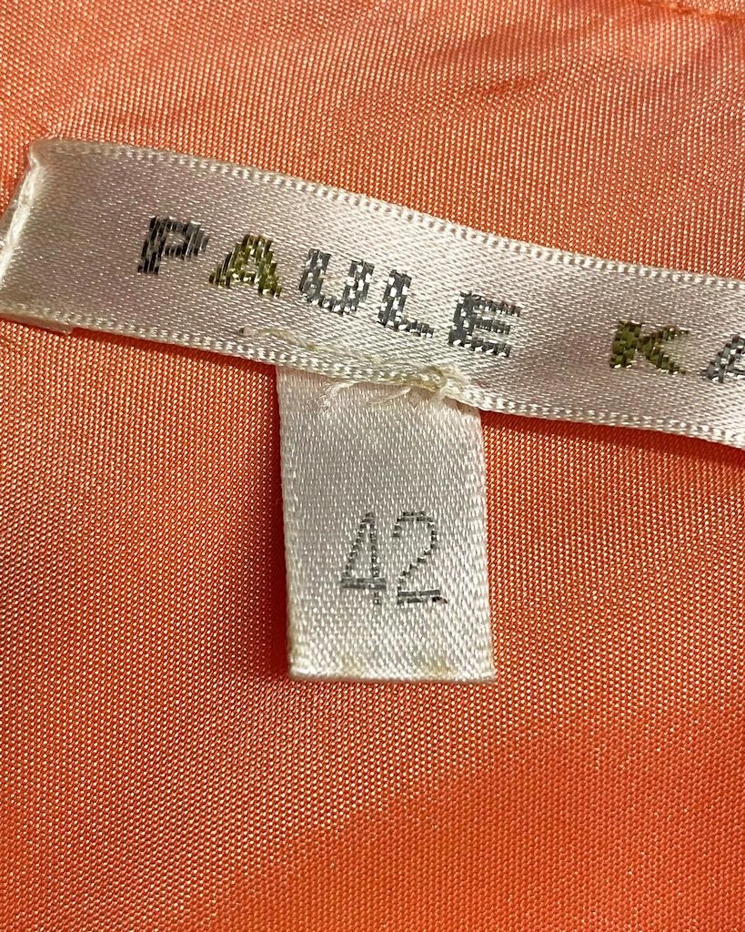 Paule Ka Shift Dress with Knot Effect in Peach Triacetate 4