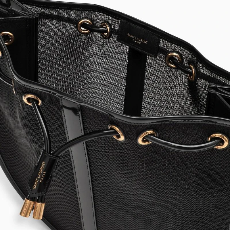 Saint Laurent Black mesh shoulder bag 5