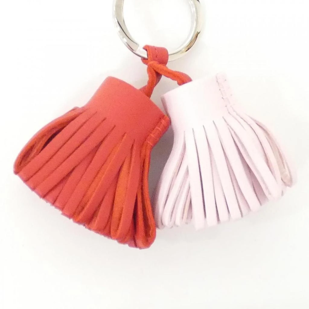 Hermes pink Color Agneau Milo Keyring (Pre-Owned) 2