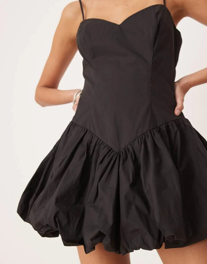 blue dress for baby girl Desirable & Divine Blue Velvet Ruffle Bardot Midaxi Dress main image 1