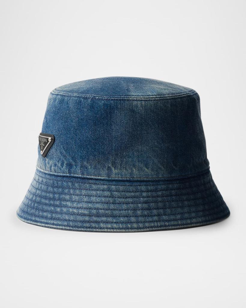 Prada Denim Bucket Hat - Hats - Free Shipping - BeyondStyle