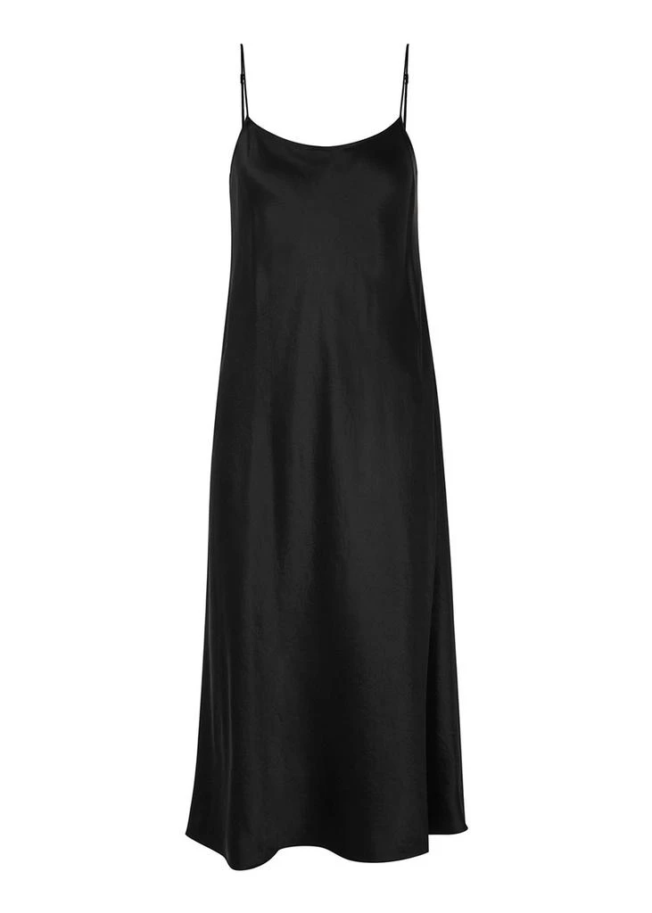 Vince Hammered satin slip dress 1