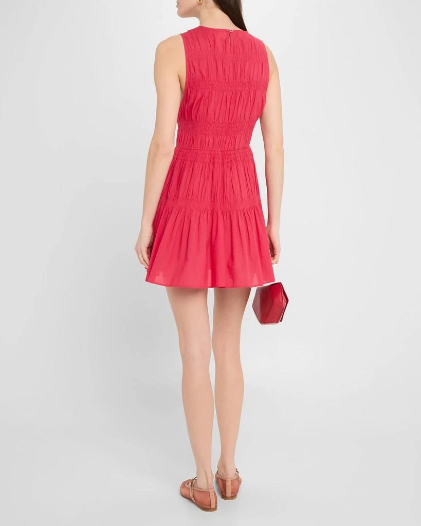 Apiece Apart Fabiana Sleeveless Shirred Mini Dress 3