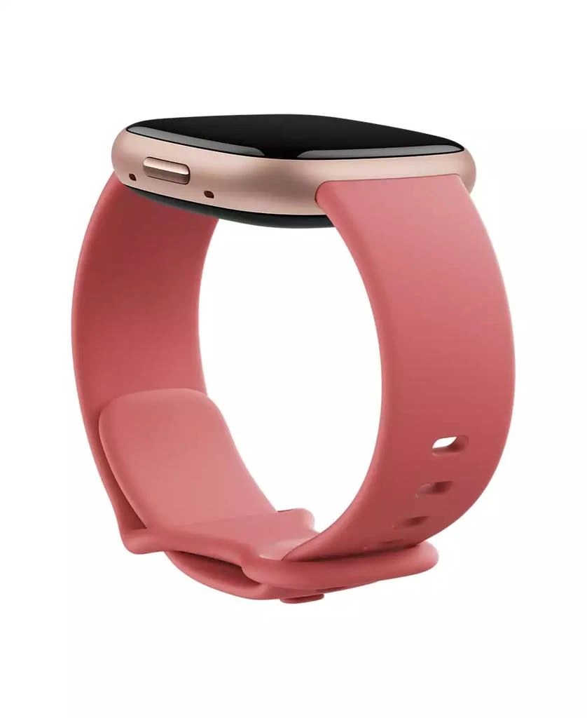 Fitbit Versa 4 Pink Sand Copper Rose Smartwatch, 39mm 2