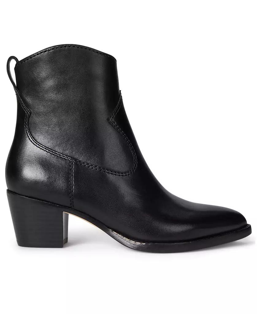 Ralph Lauren Women's Harpher Burnished Leather Booties