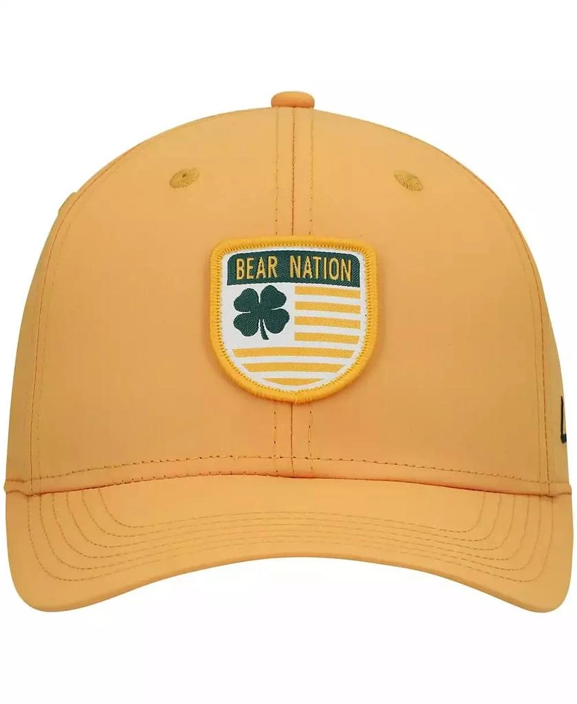 Black Clover Men's Gold Baylor Bears Nation Shield Snapback Hat 3