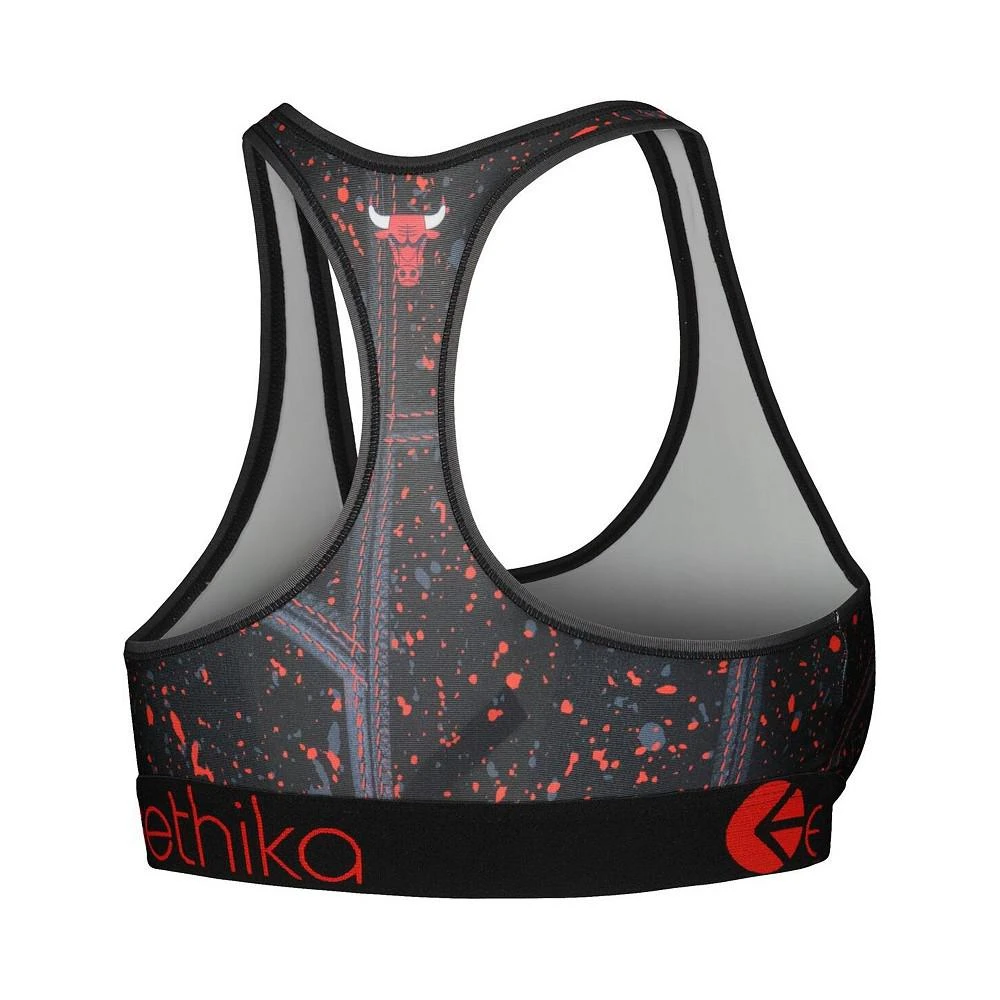 Ethika Women's Red Chicago Bulls Racerback Sports Bra 4