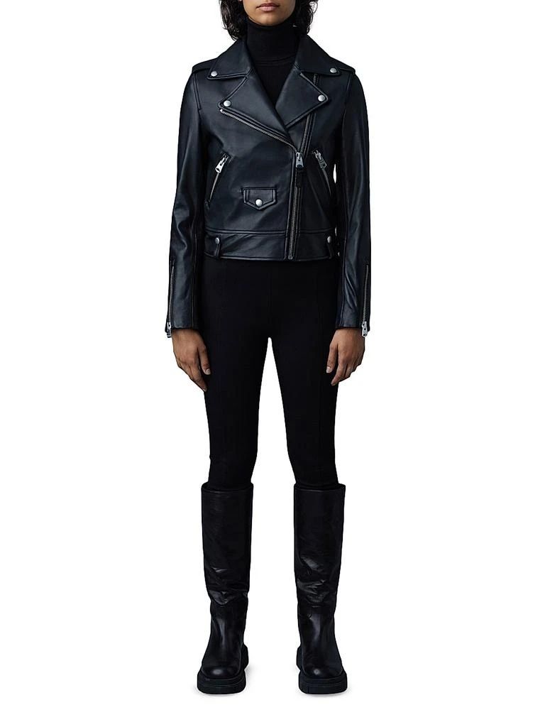 Mackage Baya Lambskin Biker Jacket 2