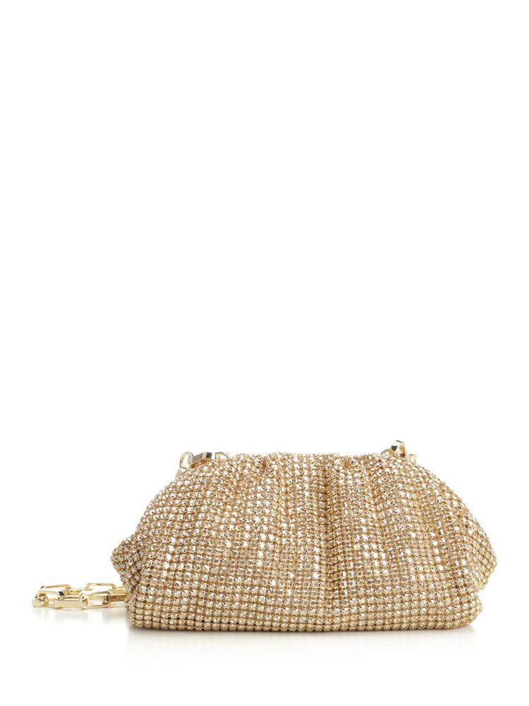 Self Portrait Self-Portrait Embellished Chainmail Clutch Bag