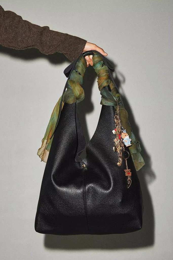 Kimchi Blue Kimchi Blue Bow Faux Leather Hobo Bag 1