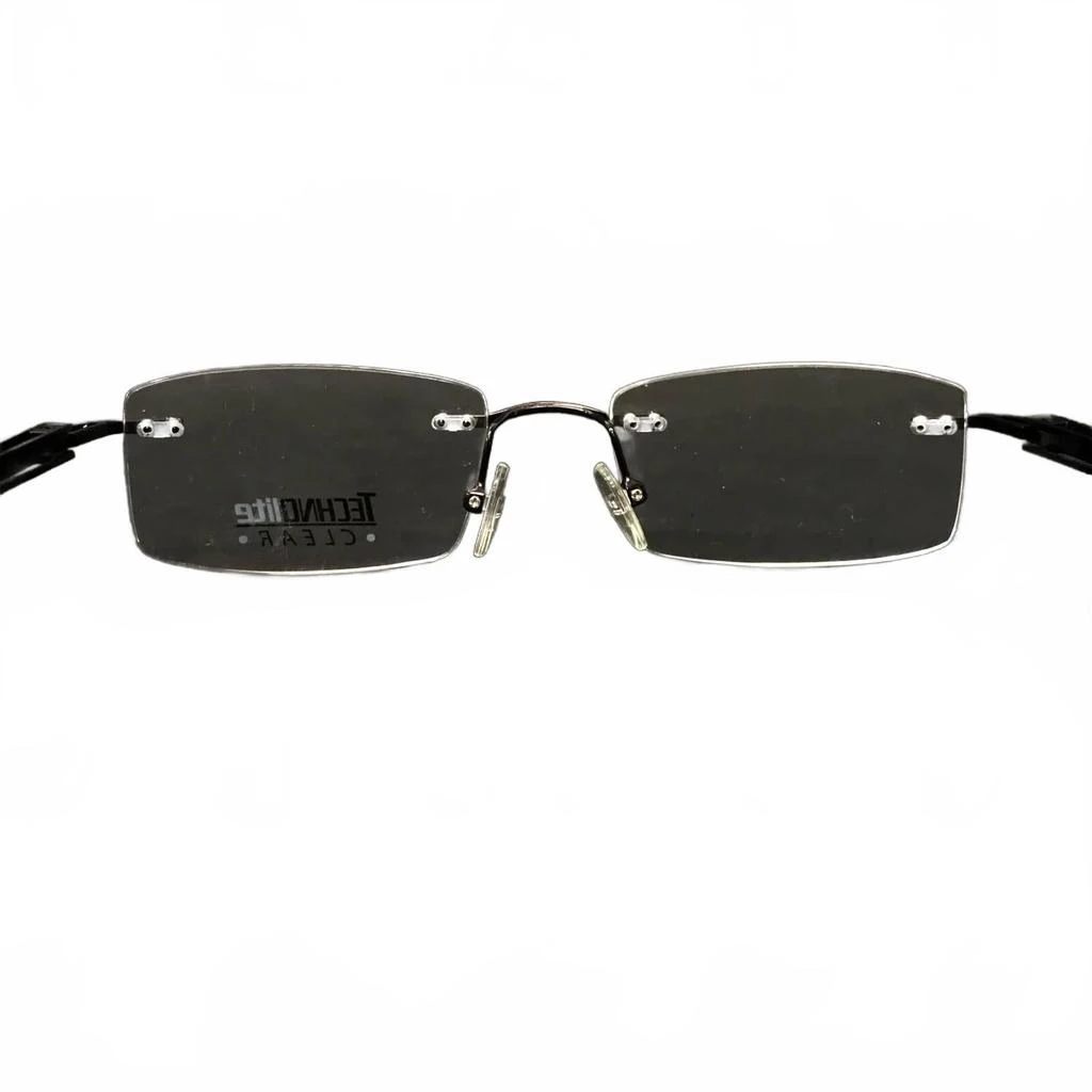 Technolite Men
s Tfd3004 Rectangle Eyeglasses In Grey 4