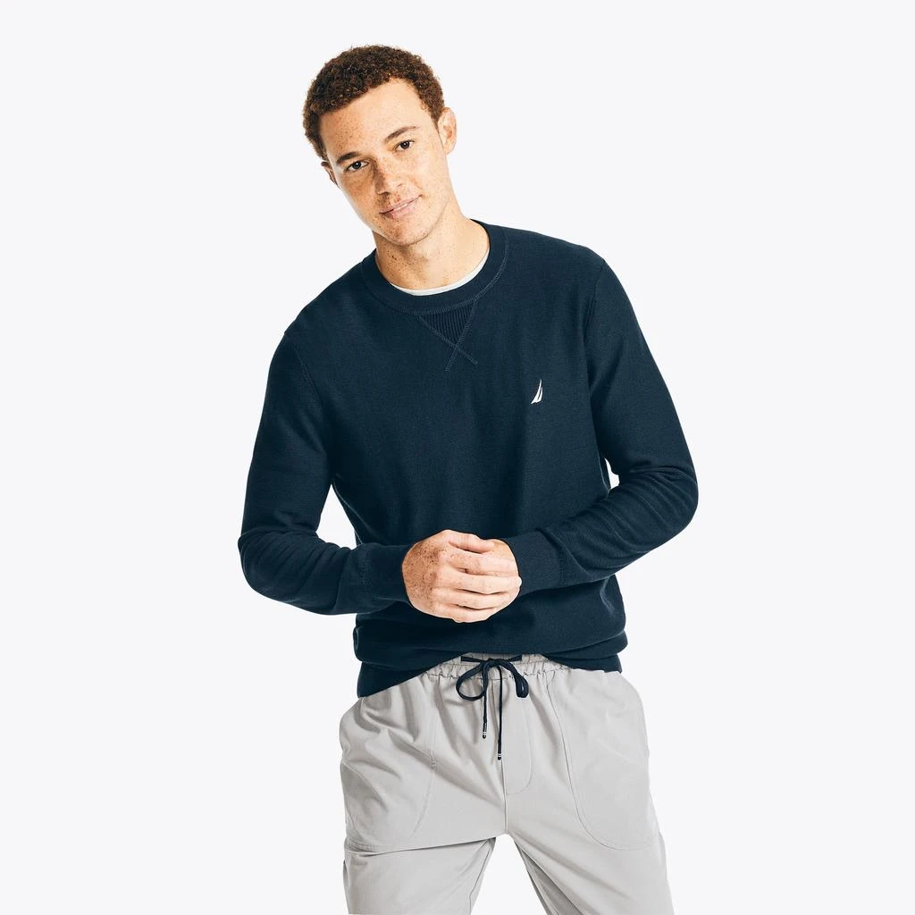 Nautica Mens Navtech Textured Crewneck Sweater 3